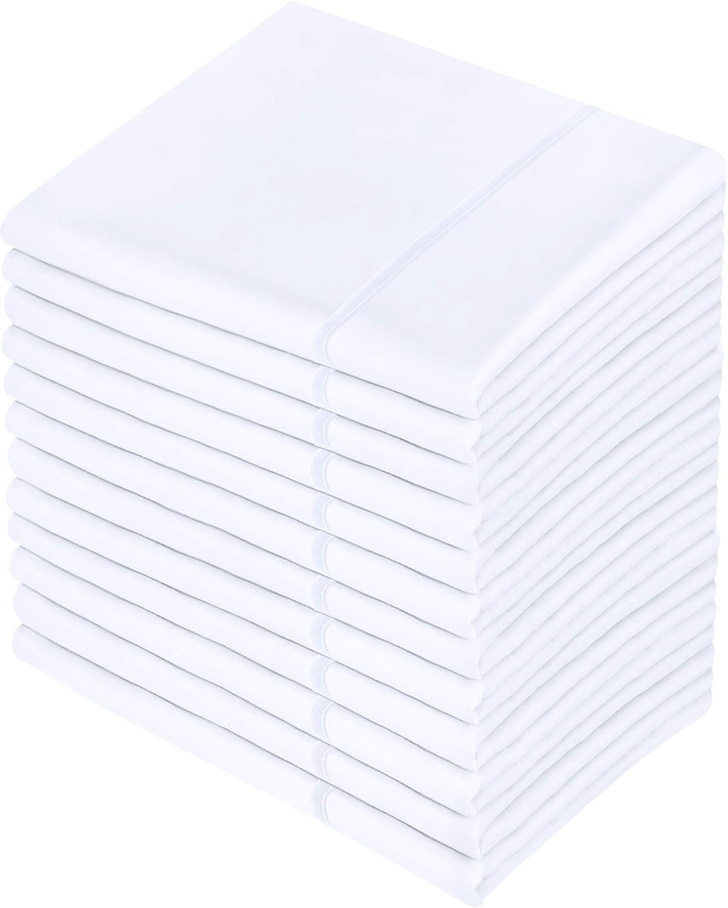 Utopia Bedding King Pillow Cases - Soft Brushed Microfiber - 20 X 40 Inches | 120 Pack, White