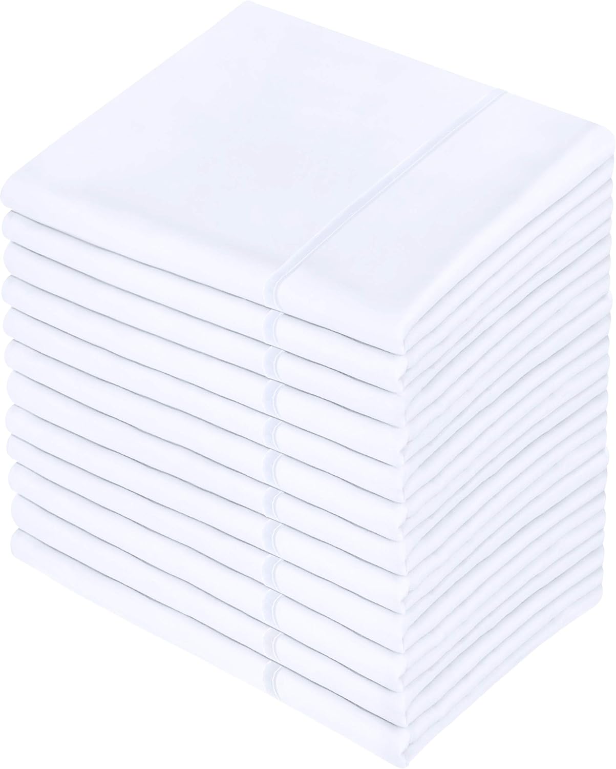 Utopia Bedding King Pillow Cases - Soft Brushed Microfiber - 20 X 40 Inches | 120 Pack, White