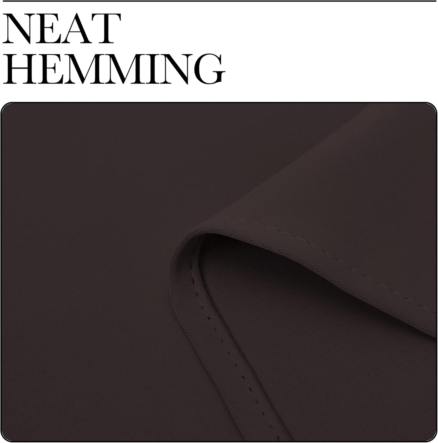 NICETOWN Blackout Curtains - Thermal Insulated Grommet Drapes for Bedroom & Living Room | Brown, Set of 2, W42 x L90