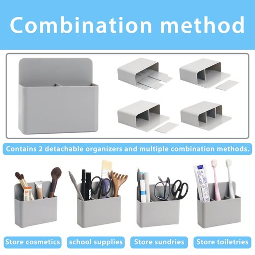 Magnetic Toothbrush Holder for Cruise Ship Cabins – Cruise Essentials 2026 & Travel Must Haves – Wall-Mounted Cruise Bathroom Organizer for Alaska & Caribbean Staterooms (White)