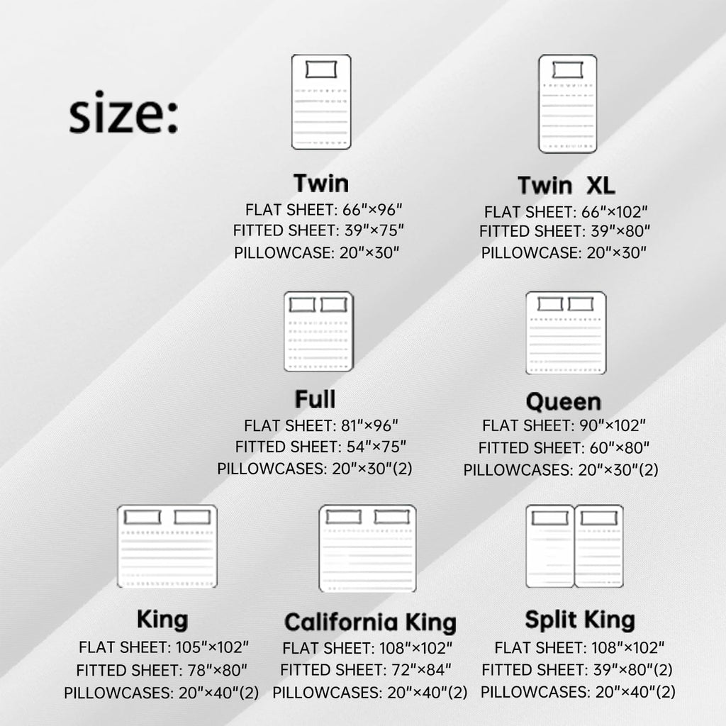 Skiennix Full Sheet Set - 4 Piece Soft Microfiber Bed Sheets, Deep Pocket, Hotel Luxury | White