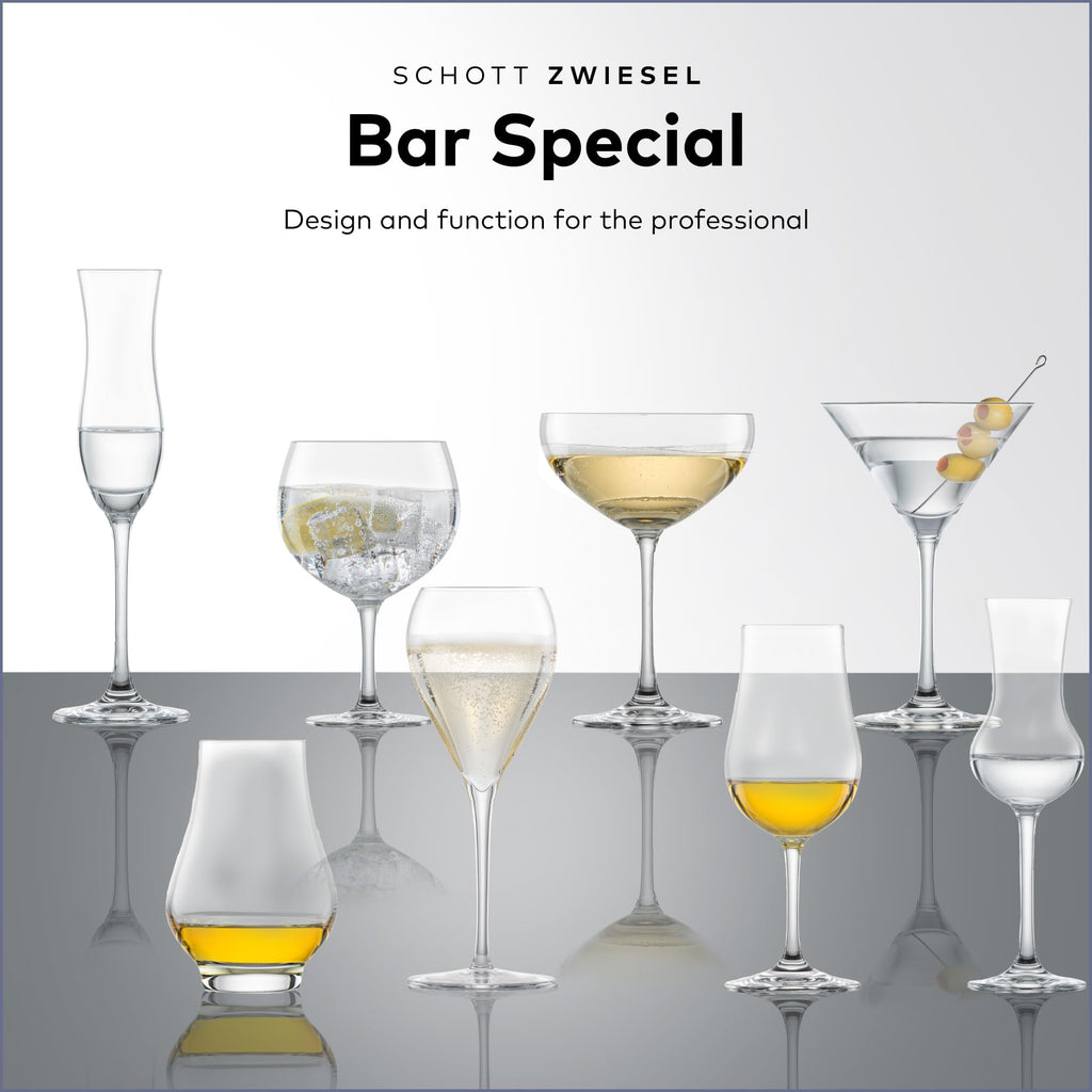 SCHOTT ZWIESEL Bar Special Whiskey Nosing Glass (Set of 6), Nosing Tasting Glass for Whiskey, Dishwasher-Safe Tritan Crystal Glasses, Made in Germany (7 Ounce)