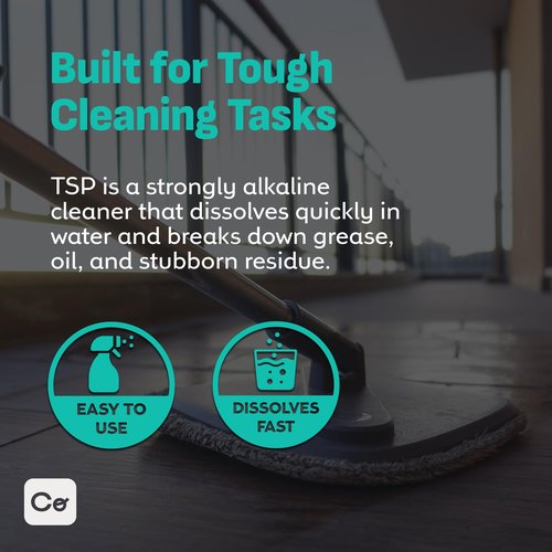 Coolinario Trisodium Phosphate - TSP Cleaner (1 LB) Heavy-Duty Cleaner & Degreaser for Walls, Floors & Outdoor Surfaces | Removes Grease, Dirt & Stains | Ideal for Home & Industrial Use