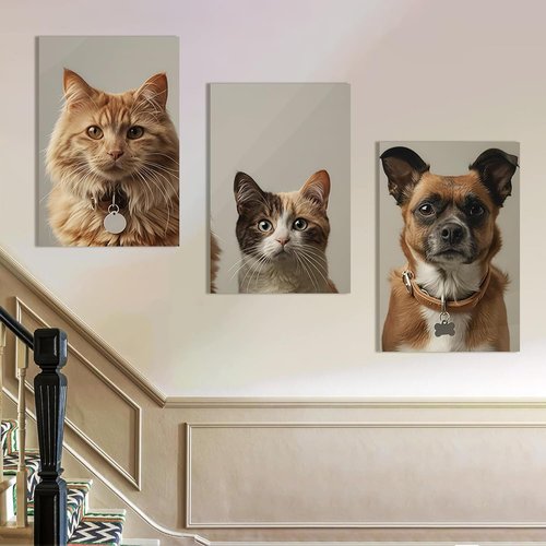 Canvas Prints | Custom Triptych Poster Set (Unframed 24x36) - Turn Your Photos Into Stunning Wall Art