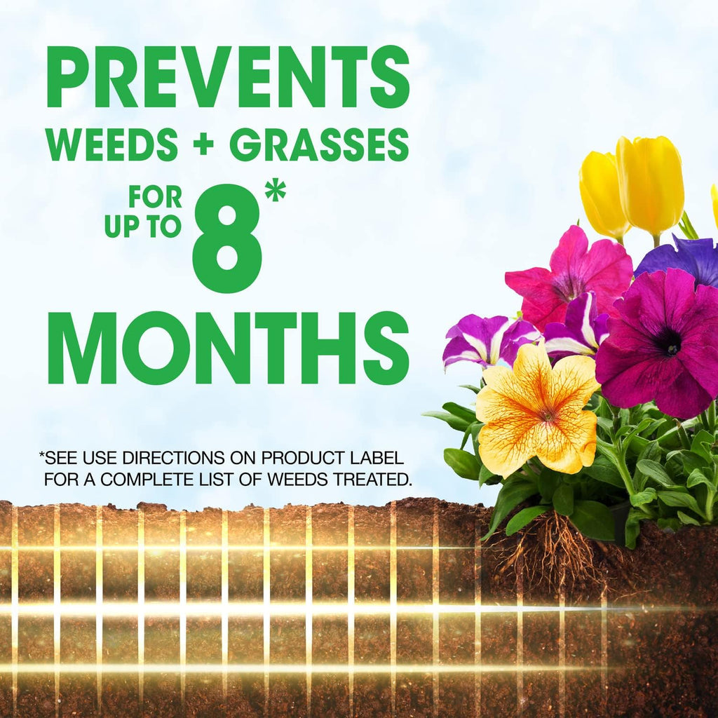 Roundup Weed Barrier Granules - Effective Weed Prevention Solution | 5.37 lbs