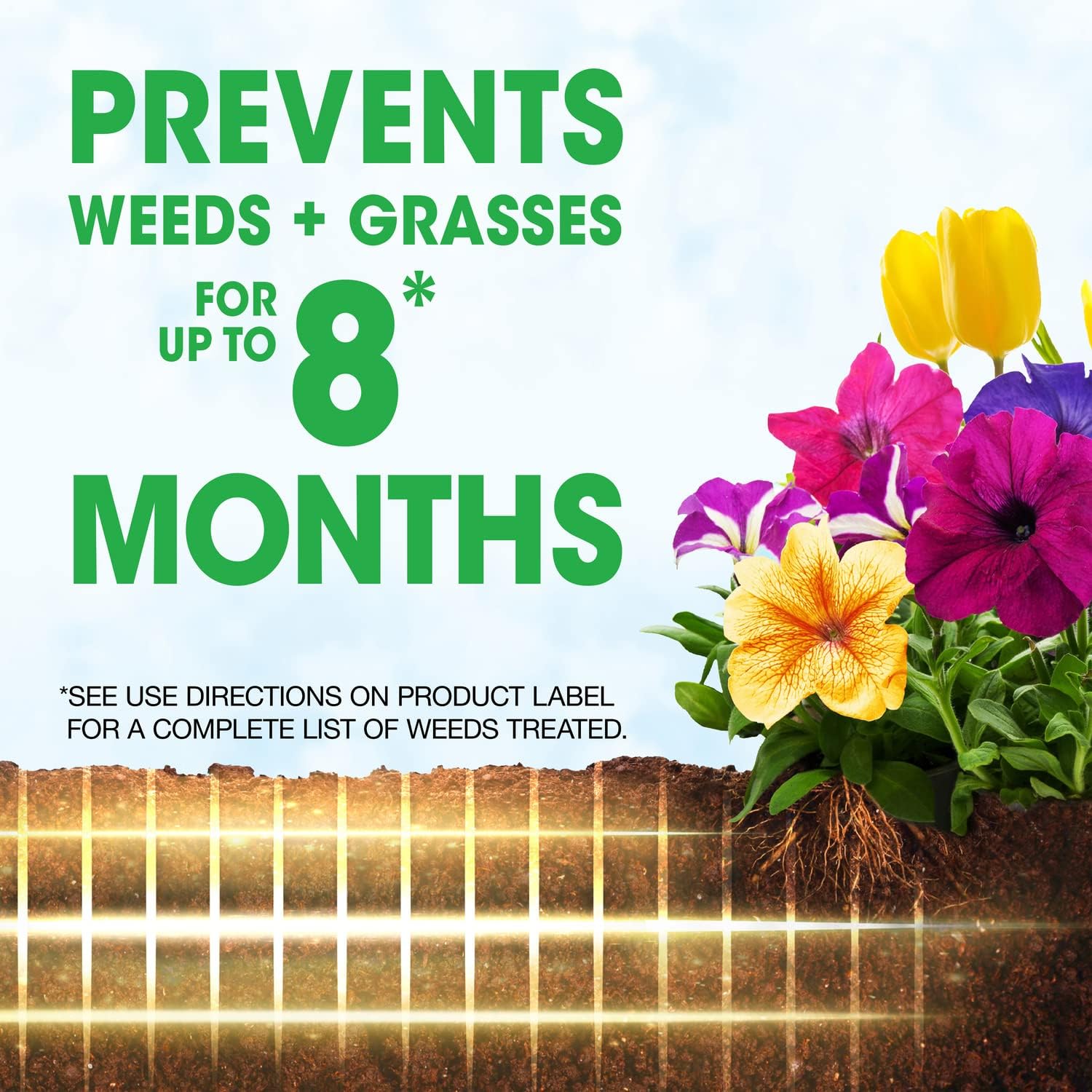 Roundup Weed Barrier Granules - Effective Weed Prevention Solution | 5.37 lbs
