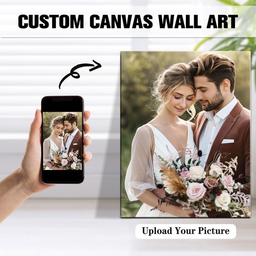 Karani Custom Canvas Prints - Personalized Wall Art for Home Decor | Unique 8x10 Gift for Weddings & Birthdays