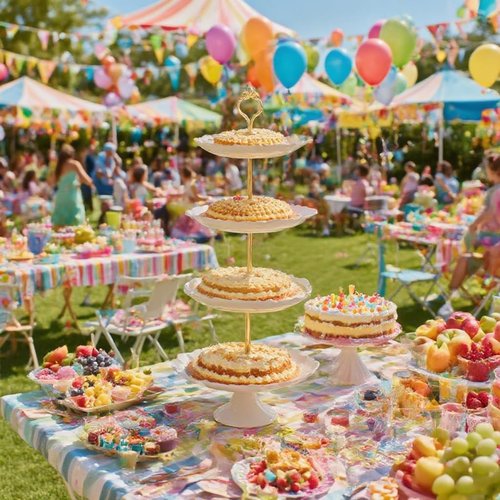 HEVSTIL 2-Tier Cake Stand Hardware Kit – 8PCS Flower Design Tray Fittings for DIY Wedding Cake Stands | Includes Gold & Silver Cake Stand Holders for Party Buffets, Showcases & Home Decor