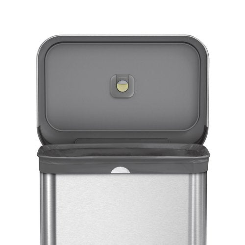 simplehuman Code Q 40 Count, Genuine Odorsorb Custom Fit Liners, Drawstring Odor Absorbing Trash Bags in Dispenser Packs, 50-65 Liter / 13-17 Gallon