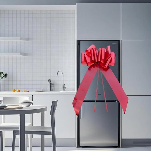 30 Inch Big Car Bow - Red Giant Bow for Weddings, Birthdays, Christmas & Special Occasions | 1 Pack