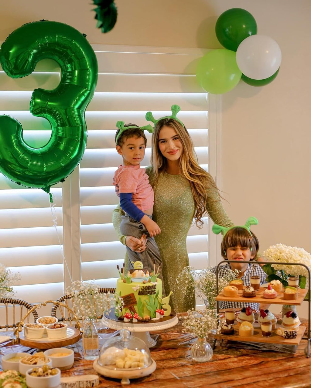 Number 3 Balloon - 40 Inch Green Birthday Decoration for Kids & Adults | St. Patrick's Day Party Supplies