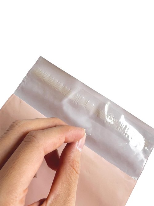 JoseHana Disposable Sanitary Bags, 100 Pcs, Pink, Self-sealing, Odor-proof, Rectangular, Plastic, 10" x 6" Bags for Feminine Hygiene, Personal Waste, or Pet Waste