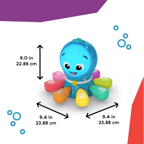 Baby Einstein Ocean Explorers - 4-in-1 Crawl & Chase Activity Learning Toy | Music & Lights, Ages 3 Months to 5 Years