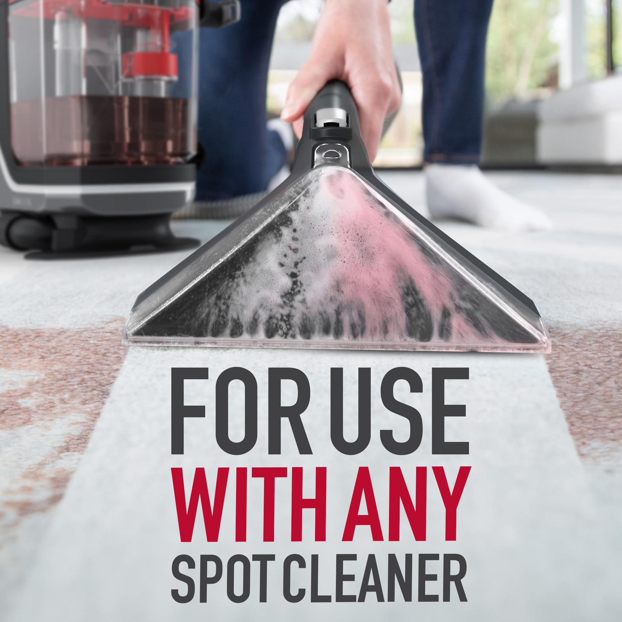 Hoover Pet Portable Spot Cleaner Solution, 64 oz., Tropical Breeze Scent, Upholstery and Carpet Shampoo Solution, Eliminates Pet Messes and Odors, Designed for Hoover CleanSlate Spot Cleaner