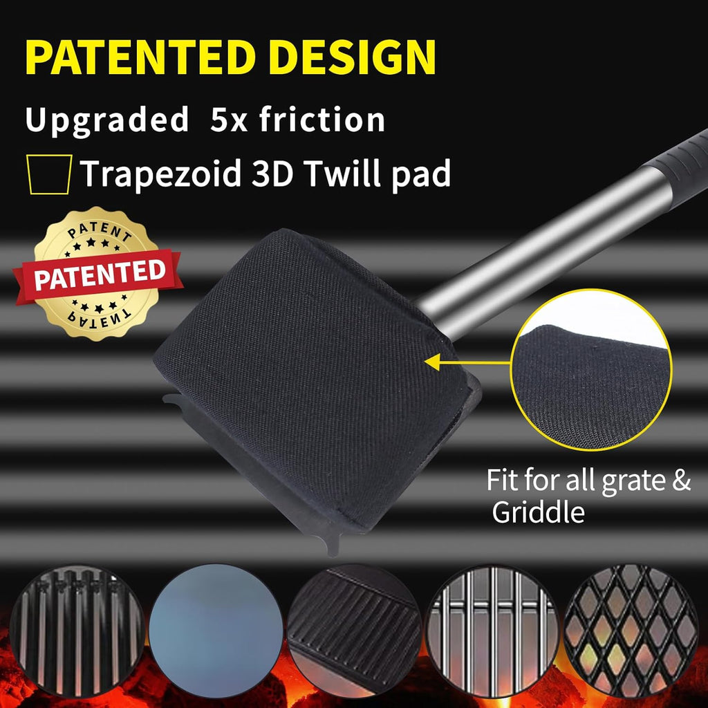 XUDAKAIXIN Grill Brush - Bristle-Free Steam Cleaner for Outdoor BBQ | Ultra Safe & Efficient Cleaning Tool