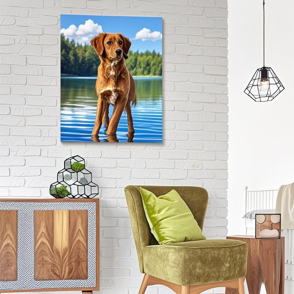 Personalized Canvas Print by [Your Brand] - Custom Photo Wall Art for Bedroom & Living Room | 12" W x 18" H