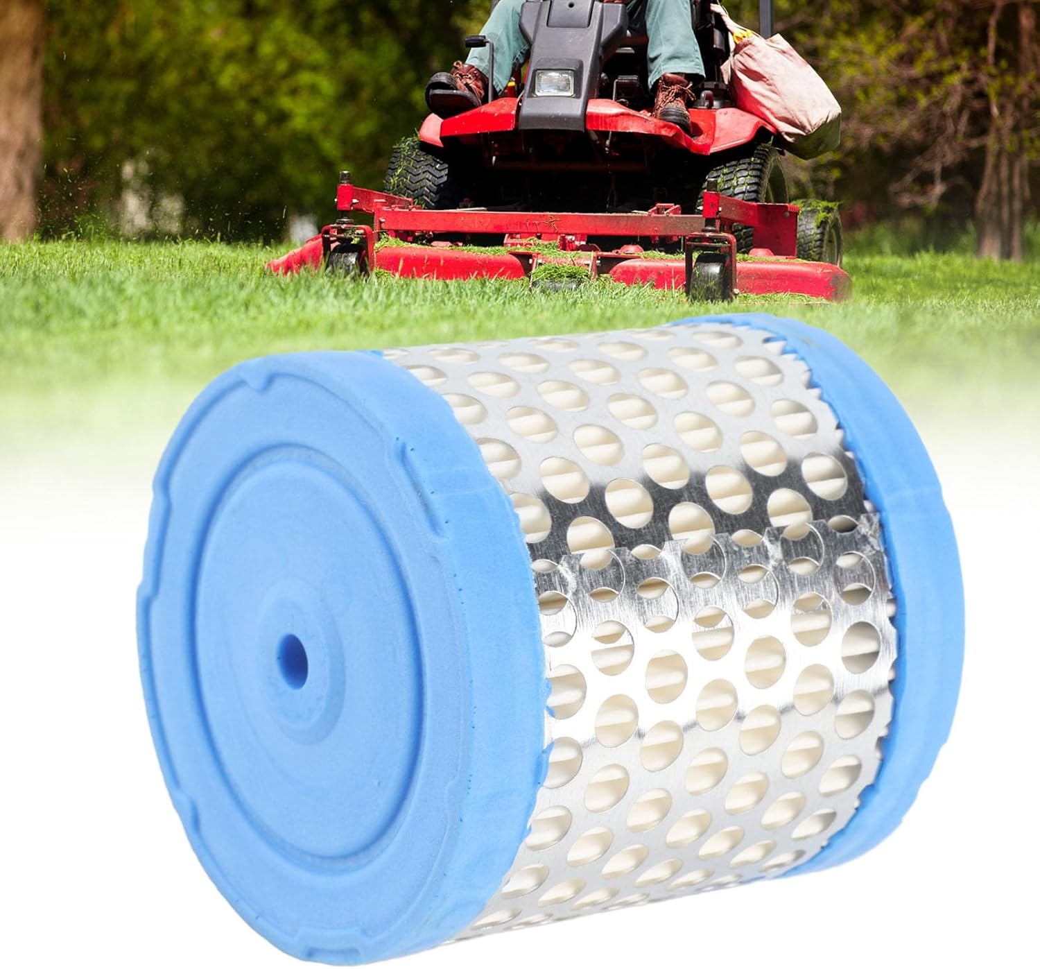396424 Air Filter - High Airflow Filtration for Lawn Mowers | Durable Plastic, Dust & Solid Removal