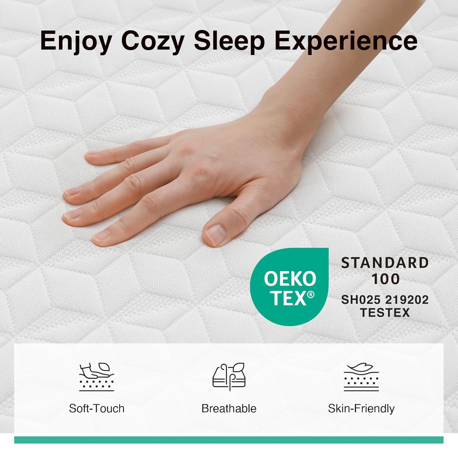 Novilla 10 Inch Full Mattress - Memory Foam with Breathable Comfort Layer & High-Density Support for Pressure Relief