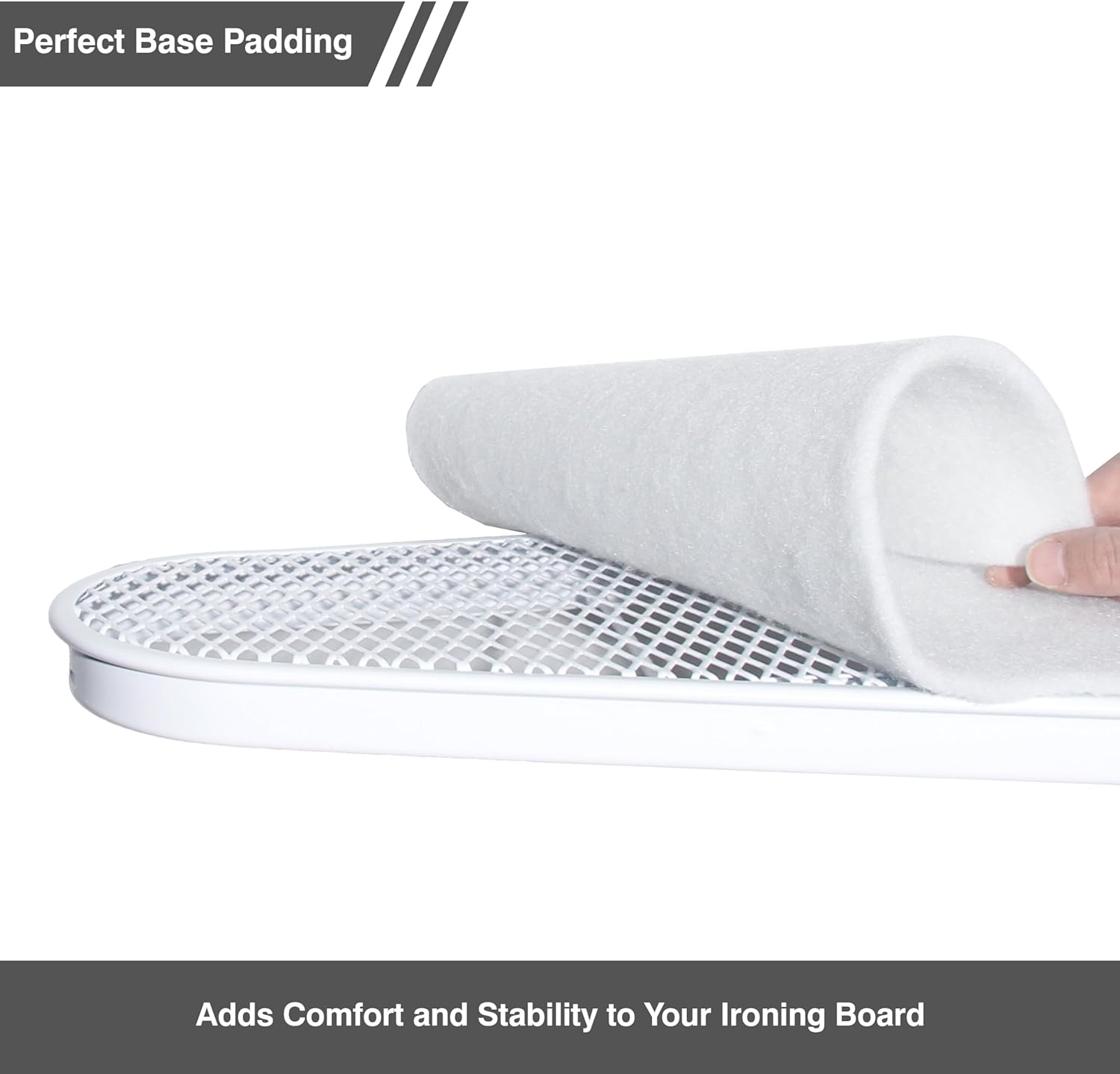 Unisimp Ironing Board Pad - Heavy Duty Replacement for Standard & Large Boards Up to 21 x 57 Inches
