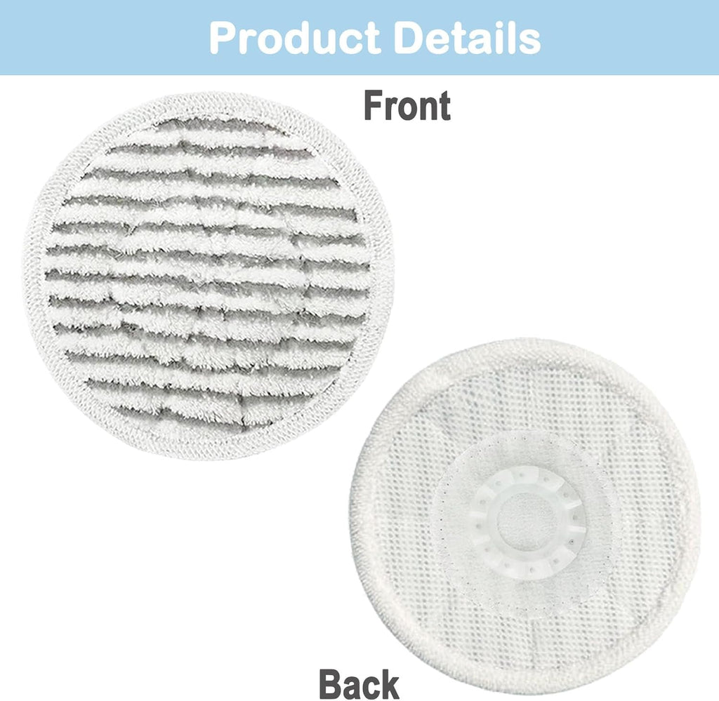 Shark S7001 Replacement Steam Mop Pads - 14 Pack All-in-One Scrubbing Pads for S7001, S8201, S7201 Series