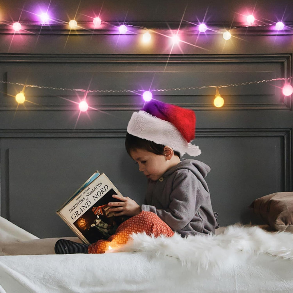 Suddus Globe String Lights - Waterproof 100 LED Colorful Lights with Remote | Battery Powered for Outdoor & Indoor Use