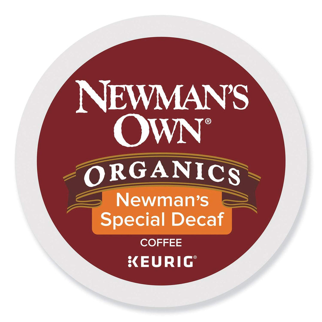 Newman's Own Organics, Newman's Own Special Blend Decaf, K-Cup Portion Pack for Keurig K-Cup Brewers, 24 Count (Pack of 4)
