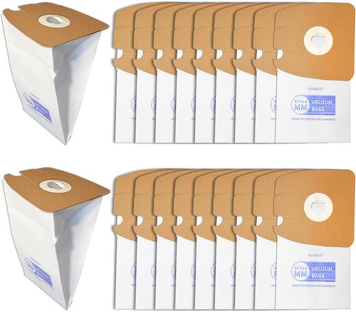 Gudotra Vacuum Bags - 20 Packs Replacement for Eureka Style MM 3670/3680 Series | Fits 60295A/B/C/D