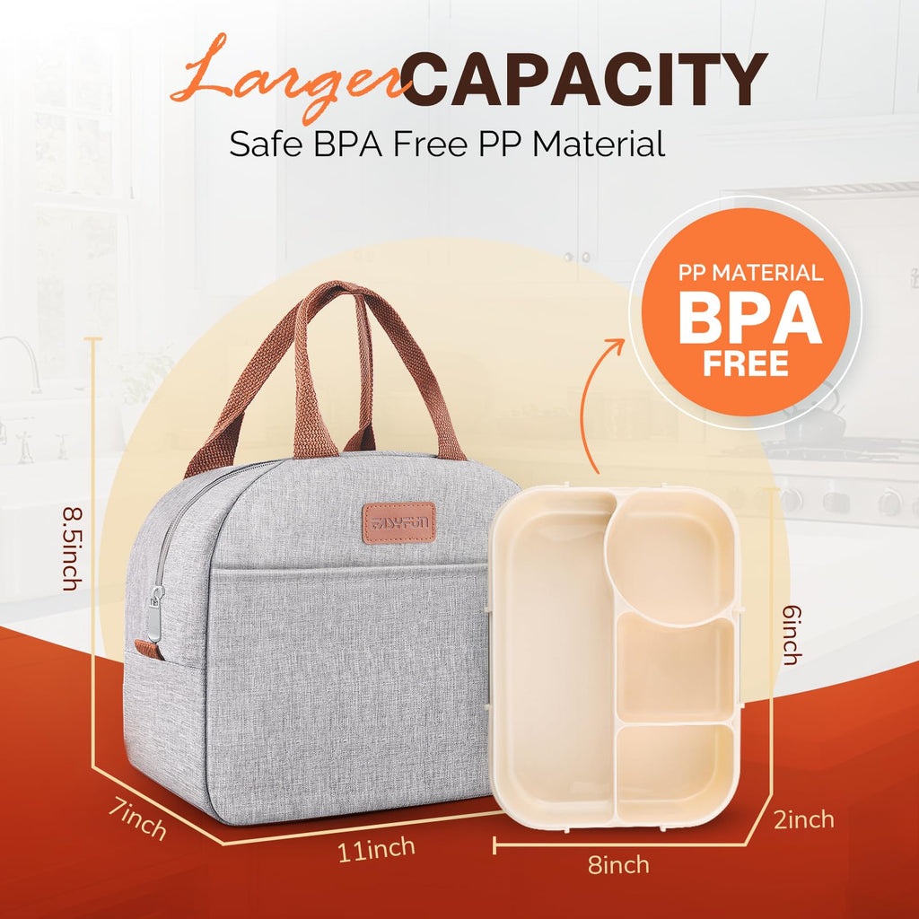 Bento Lunch Box Set Bento Box, 4-Compartment