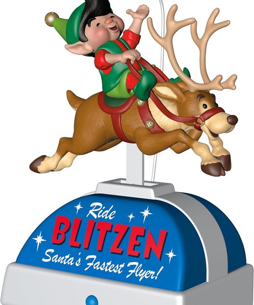Hallmark Keepsake Christmas Ornament - Merry Mechanical Ride with Motion & Music | Unique Holiday Gift