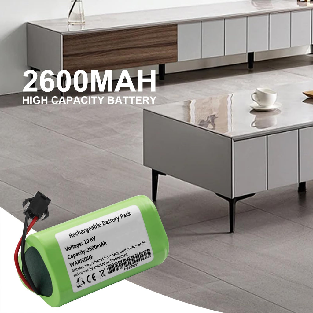 ZTHY Vacuum Battery Replacement for Vactidy T6 T7 T8 Robot Vacuum Cleaner Model: Vactidy LS001-02 10.8V 2600mAh 28.08Wh