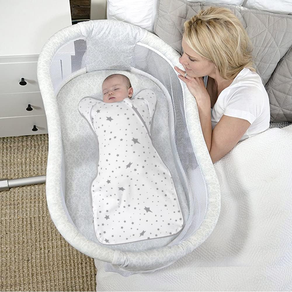 Skiennix Baby Sleep Sacks - 3-Way Transition Swaddle Blankets for Newborns 0-3 Months | 2 Pack, Cotton