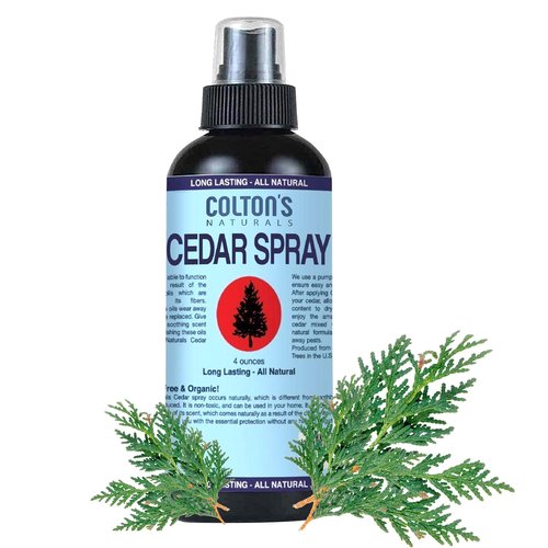 Colton's Naturals Cedar Spray – 4 ounce – With Lavender Extract – Non-Chemical Wood Protection – for Cedar Wood – Restores Scent 4oz Bottle – Closets & Drawers