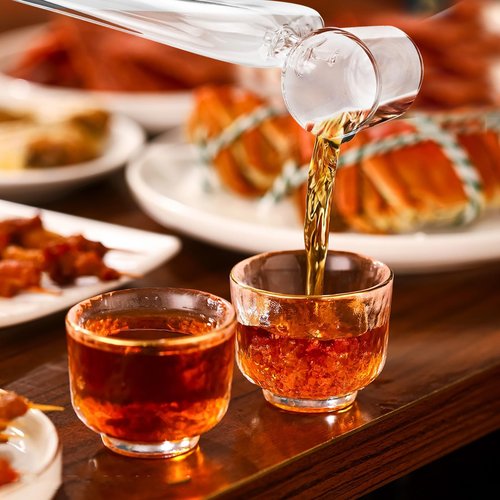 Glass Wine Dipper, Long Handle Pouring Ladle for Beer Champagne Oil Soy Sauce, Glass Attachment Accessories Pxy Replacement, 60ml