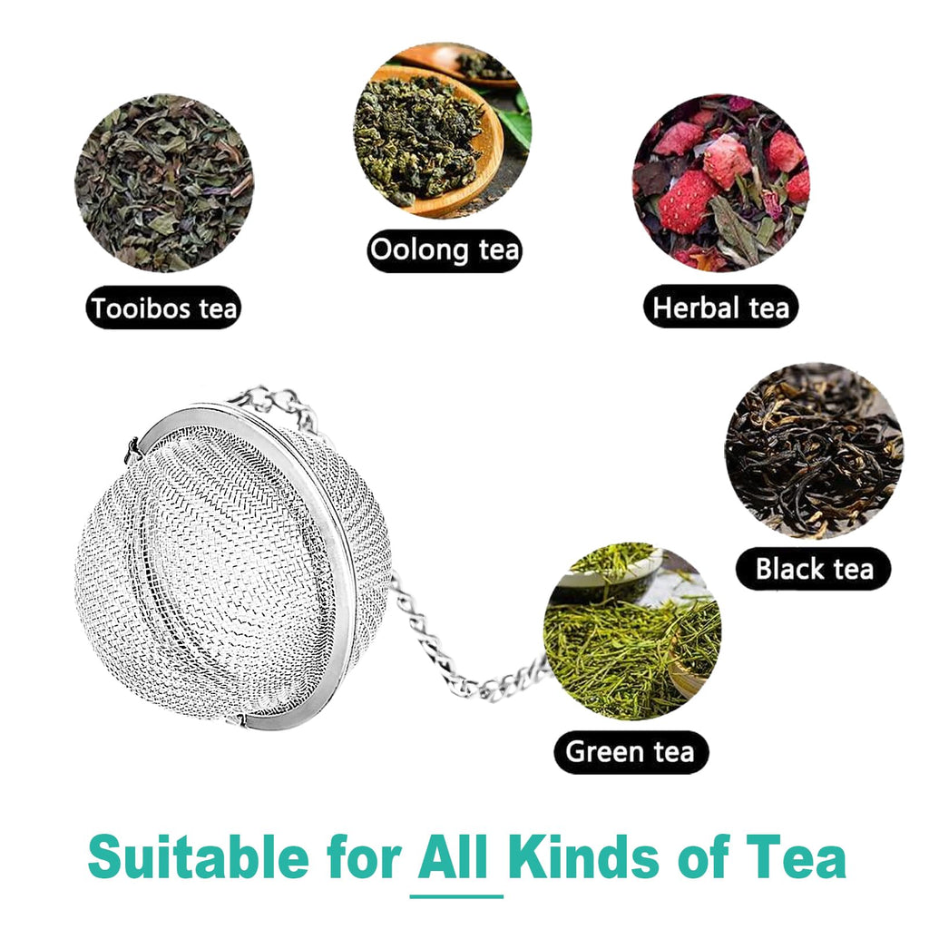 Tea Infuser Set with Dual Butterfly Pendants - NSTaygate Premium Tea Strainers for Loose Tea 304 Stainless Steel Tea Ball