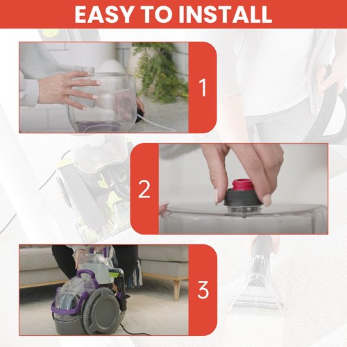 Aillsa Replacement Cap and Insert for Water Tank for Various Bissell Carpet Cleaners Models 2505, 3624, 2458, 2891, BGSS1481, and 3194 - Compare Part ‎2032287