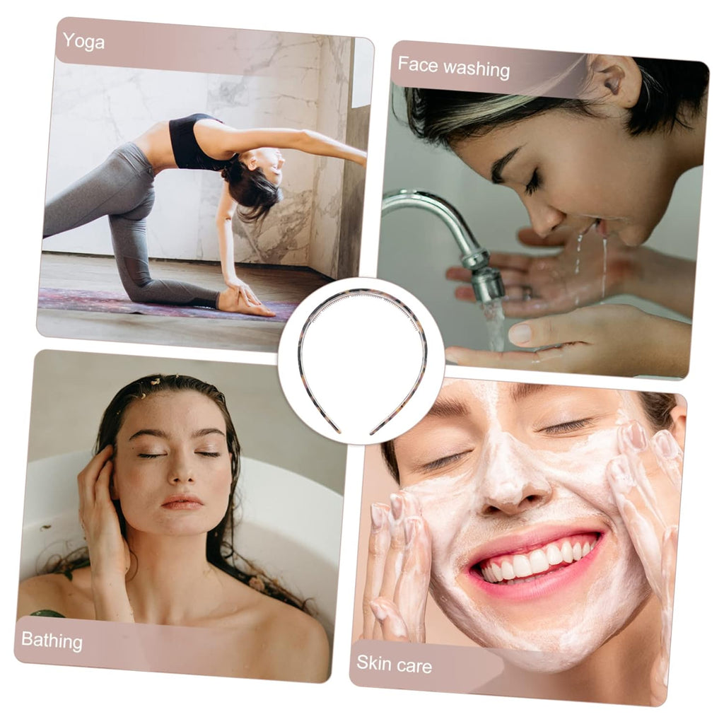 Uonlytech Non-Slip Headband - Lightweight & Comfortable Hair Accessories for Women | Perfect for Face Washing & Daily Wear (5.47"x4.72"x0.59")