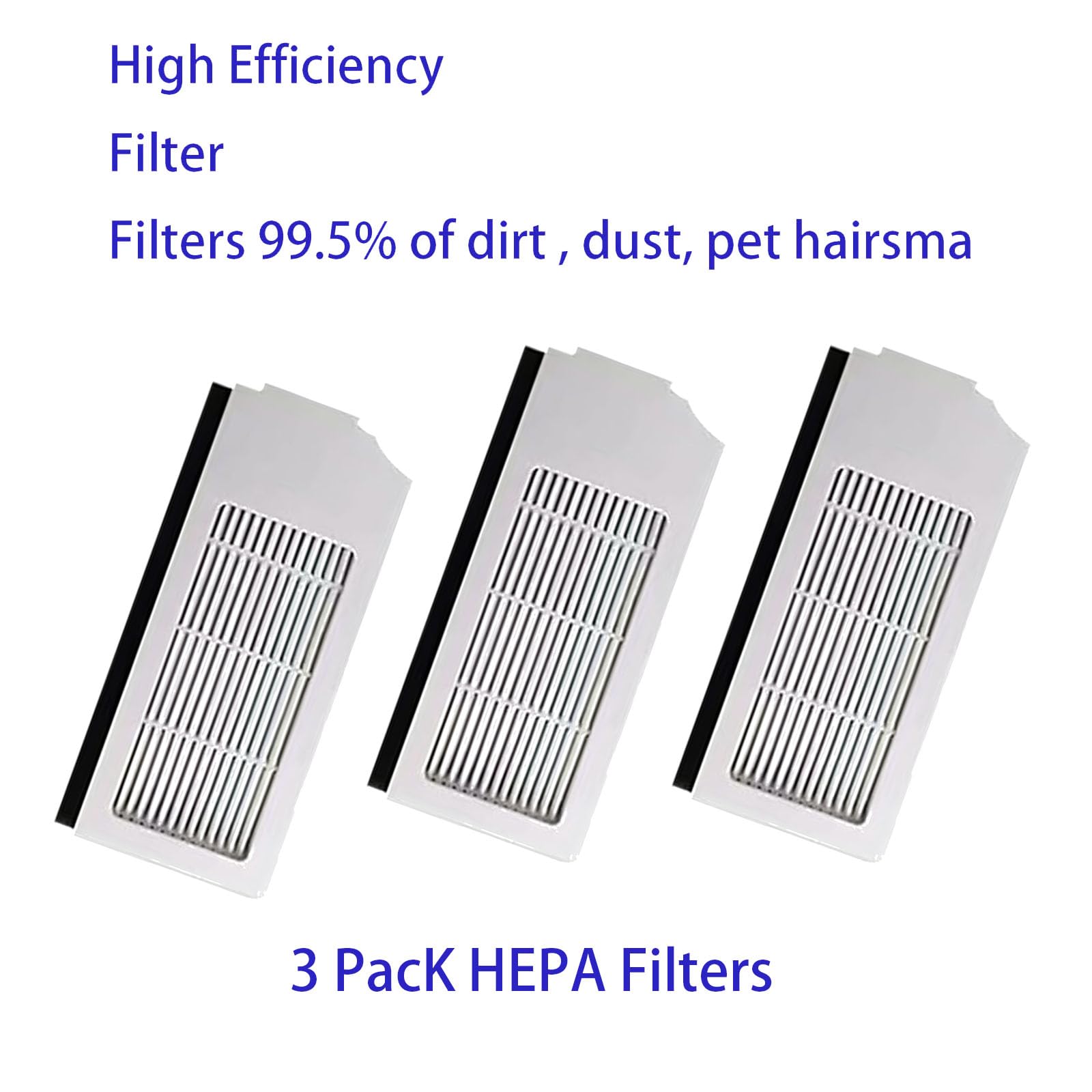 Accessories for ECOVACS DEEBOT T10 Plus:Replacement Parts Compatible with ECOVACS DEEBOT T10 Plus Robtic Vacuum Cleaner Main Brush Side Brush Hepa Filter Spare Attachments