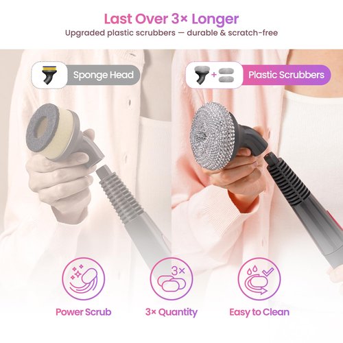 Schenley 19-in-1 Steam Mop Dual-Rod Design with Detachable Handheld Steamer for Walls, Grouts, Hard Floors, Tiles, includes Multi-purpose Accessories, Washable Microfiber Pads and Disposable Pads