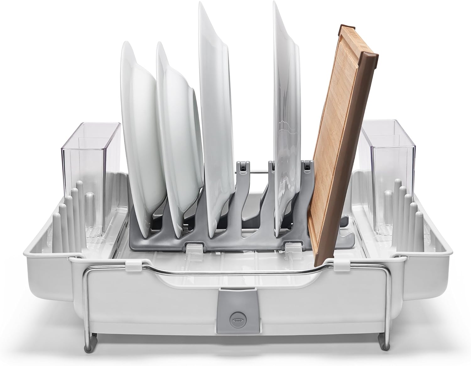 OXO Good Grips Foldaway Dish Rack - Space-Saving Design for Easy Drying | Durable and Stylish