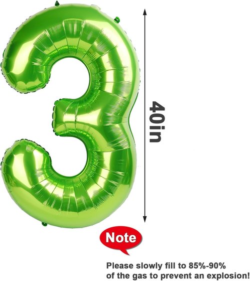 Light Green Number 9 Balloon by [Brand Name] - 40 Inch Birthday Party Decoration for 9, 19, 90 Celebrations