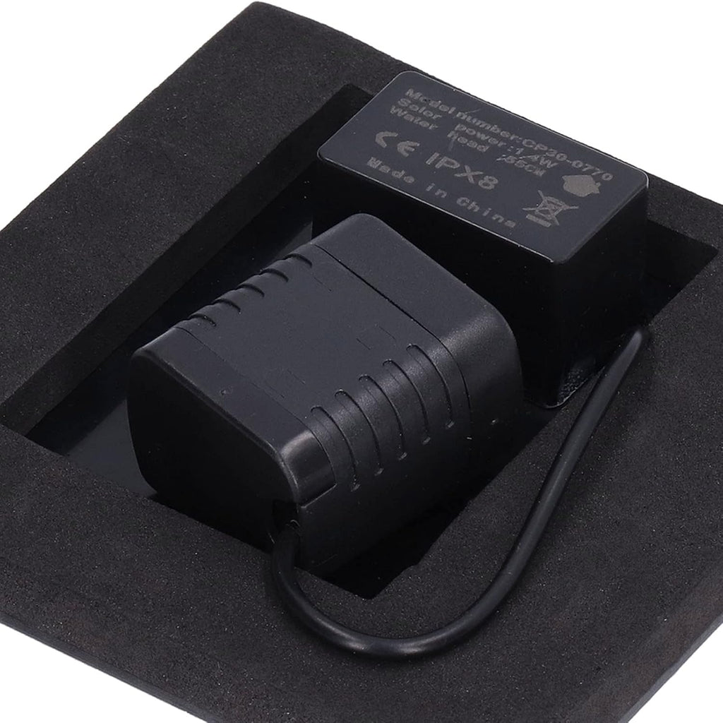 Skiennix Solar Water Fountain - Versatile Bird Bath Pump with 6 Nozzles | Monocrystalline Silicon Design for Garden, Pond, Pool
