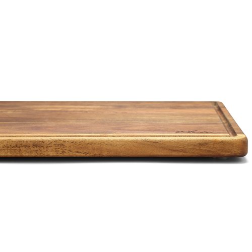 Oleio Cutting Board Set of 3 (15.75 x 12/13 x 9.5/10 x 7 in) Solid Acacia– 0.8 in Thick Wood Chopping Board Set, Cutting Boards for Kitchen, Cutting Boards for Meat, Vegetables & Cheese