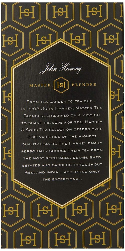 Harney & Son's Masala Chai Box of 20 Teabags Two Pack (40 Total) - Spicy Black Tea Blend With Cardamom, Vanilla, and Zesty Spices - 20 Wrapped Tea Bags Per Box