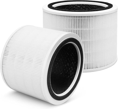 Levoit Core 200S Replacement Filter - 3-Stage H13 Grade True HEPA Filter | 2-Pack for Core 200S Purifier