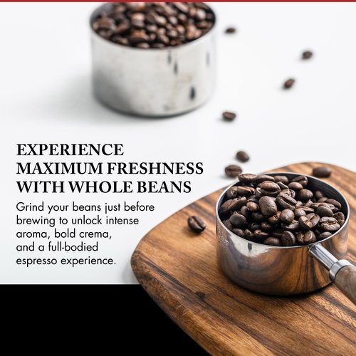 Caffe D’arte Capri Whole Bean Coffee – Medium Roast with Earthy & Winey Notes – Fresh Roasted in Seattle, Crafted for Drip Brewing – 5 lbs