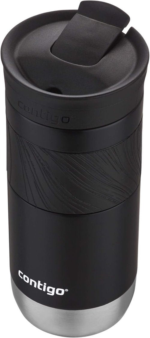 Contigo Byron Travel Mug - Vacuum-Insulated Stainless Steel | Leak-Proof, BPA-Free, 16oz, Licorice