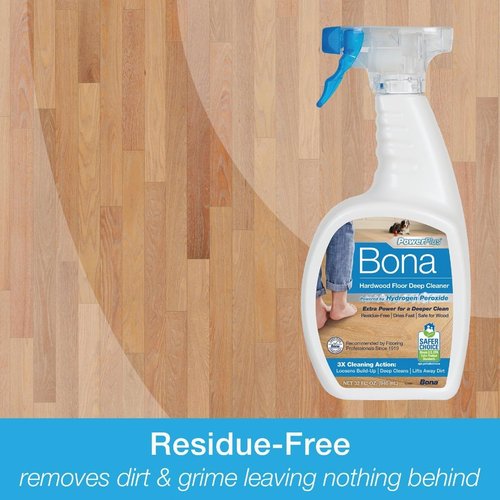 BONA Kemi Hardwood Floor Cleaner - Powerful 36 oz Formula for Streak-Free Shine