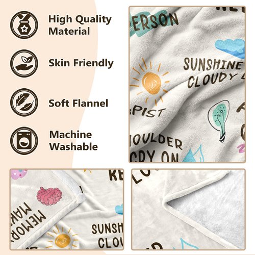 Hudiegify Valentines Day Gifts for Mom, Birthday Gifts for Moms, Mom's Birthday, Christmas Valentines Mothers Day Ideas Gifts for Mother-A Warm Blanket to - My MOM Blanket White 60" X 50"