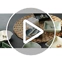 Mecaikru 4-Inch Ceramic Ring Dish - White Green Kiln Glazed Trinket Tray