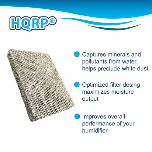 HQRP 2-Pack Water Filter Compatible with Honeywell HE260, HE360, HE265, HE365, HE200, HE250, HE260A/B, HE265A/B, HE360A/B, ME360, HE365A/B, HE280, HE300 Humidifiers, HC26A1008 HC26E1004 Replacement